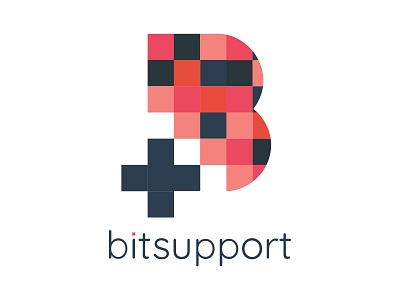 Bitsupport corporate design it logo