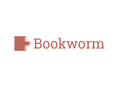 Bookworm Logo #ThirtyLogos book logo thirtylogos worm