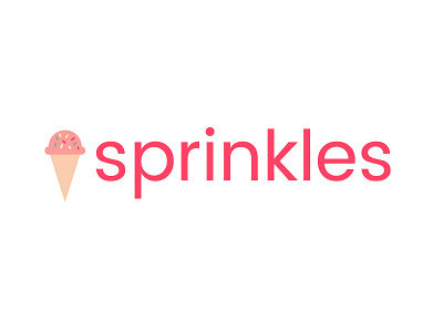 Sprinkles Logo #ThirtyLogos ice cream logo sprinkles thirtylogos typography