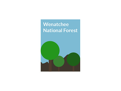 Wenatchee National Forest Logo #ThirtyLogos forest logo national forest typography