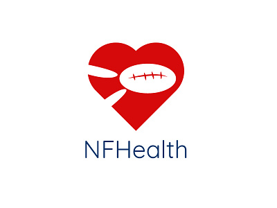 NFHealth Logo #ThirtyLogos football health logo nfl