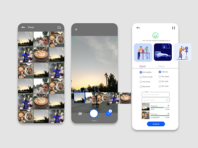 Upload image ui/ux design