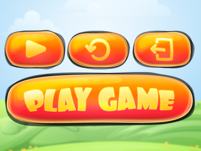Jelly Buttons buttons game art game ui jelly ui
