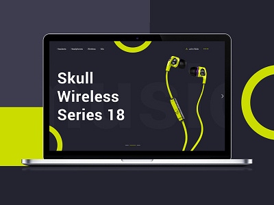 Skullcandy Product landing Page