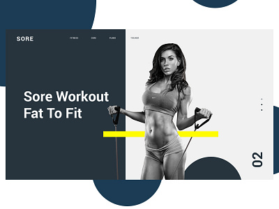 Weight Loss Landing Page Concept Minimal