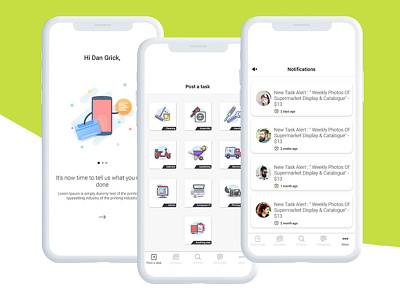 U Task Mobile Application UI/UX