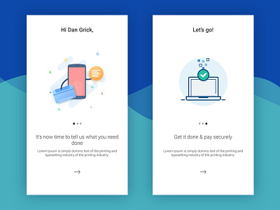 Splash Screens Swipe UI Concept . ! app concept illustration minimal mobile next splash ui uiux ux welcome white