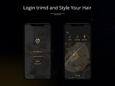 Trimd Barber's App Screen - 2