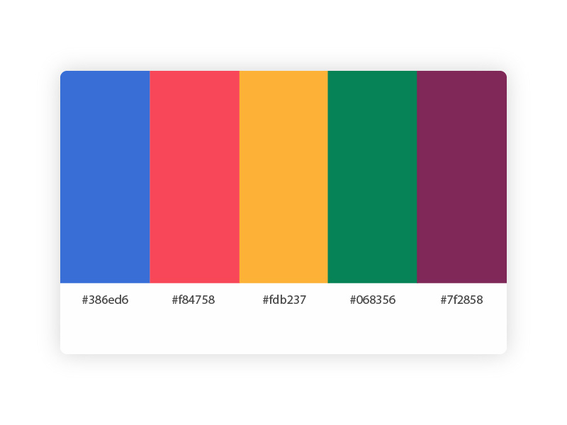 Best color palette for new project. by jishnu dev on Dribbble