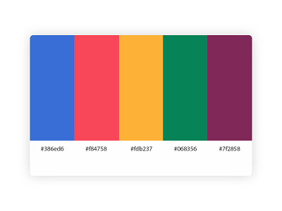 Best color palette for new project. android app color color palette colors creative design free ios minimal mobile palette swatch swatches ui ux