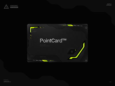 PointCard™ — Card Design branding card credit card cyberpunk design graphic design ui