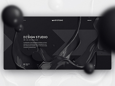 Madystone Design Studio black design madystone paint studio ui ux