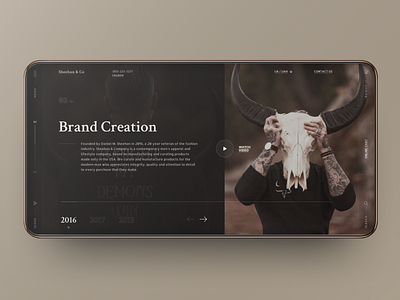 Daniel Sheehan & Company black dark design fashion grid site store ui ux web design web site