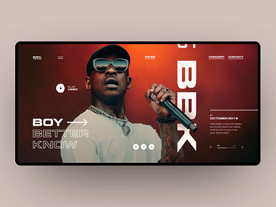 Boy Better Know animation bbk design grid interaction interaction design motion music site ui ux web design