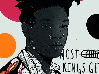 Basquiat King ^^^ basquiat digital illustration painting procreate