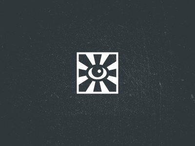 Eye emblem eye logo logotype minimalism monochrome symbol