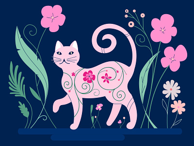 Pink Cat