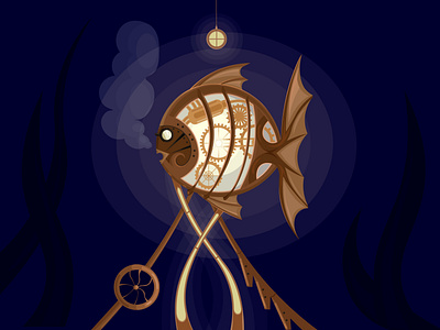 Steampunk fish