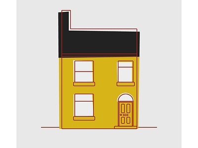 2D House illustration 2d animation animation illustration leeds motion graphics