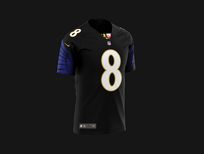 Baltimore Ravens Concept Jersey 2020 baltimore baltimore ravens football lamar jackson nfl nfl100 nflpa nike rebrand redesign