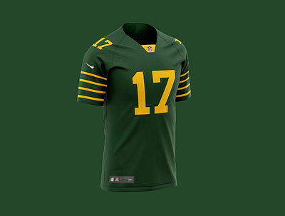 Green Bay Packers Concept Jersey 2020 espn fantasy football football green bay green bay packers nfc nfl nfl100 nflpa nike packers rebrand redesign