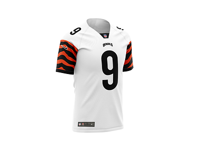 Nike Little Kids' Cincinnati Bengals Joe Burrow #9 Black Game Jersey