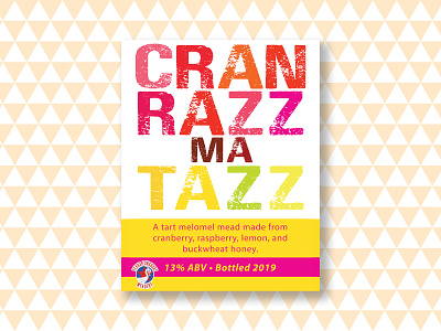 cranrazzmatazz graphic design illustration illustrator labeldesign mead personal work vector