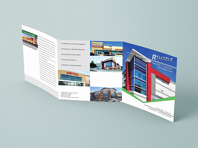 reliable construction brochure branding brochure design graphicdesign indesign layoutdesign pamphlet print design