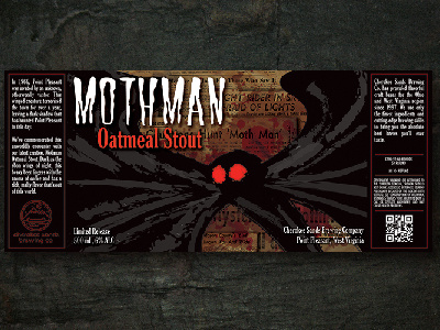 Mothman Stout Label