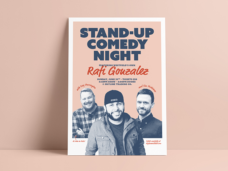 comedy night poster