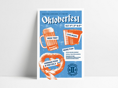 Oktoberfest beer design event flyer illustration oktoberfest poster design