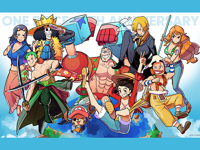 One Piece 20th Anniversary fanart illustration one piece toraplu