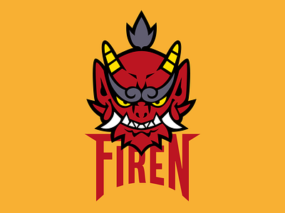 Firir The Oni esports logo logo design