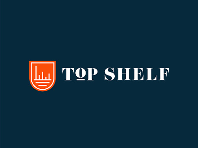Top Shelf / Logo Design badge brand design branding emblem logo logo design logodesign logodesigner mark oklahoma oklahoma city simple logo small business