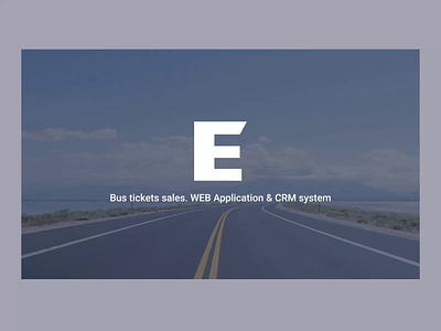 Bus tickets sales. CRM system bus design travel web design web site