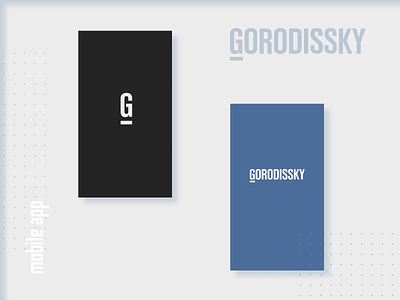 GORODISSKY, Mobile App animation app design mobile app ui ux website