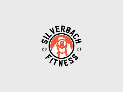 Silverback Fitness Logo branding fitness gorilla gorilla logo gym gym logo logo