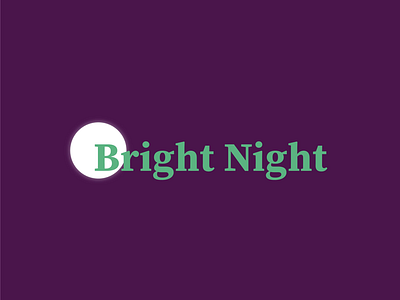 Concept logo for Bright Night