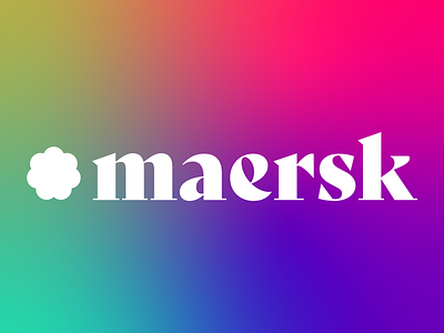 Concept logo for Maersk.