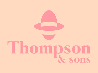 Concept logo for Thompson & Sons.