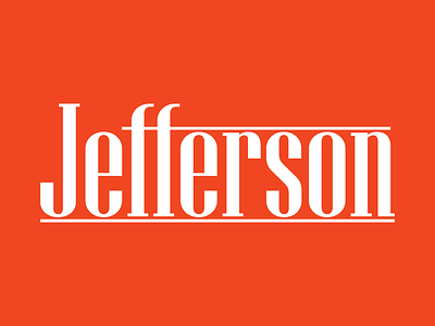Concept logo mark for’Jefferson’.