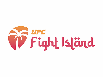 Concept logo for UFC Fight Island.