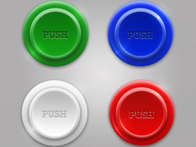 Arcade Push Buttons arcade arcade buttons button buttons photoshop push push buttons