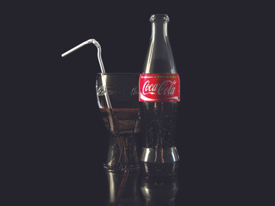 3D Coke 3d c4d coke model