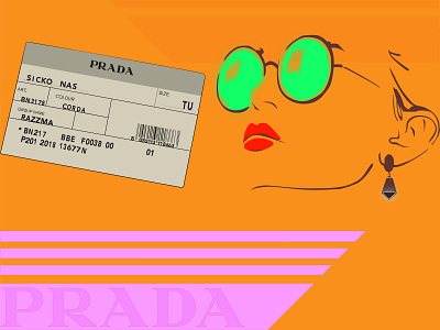 Prada Concept design illustration vector web