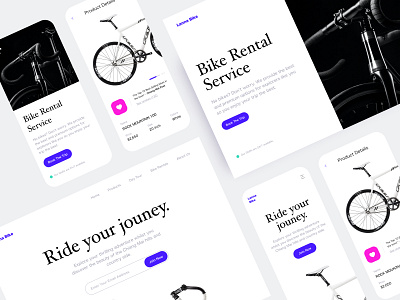 Bike Shop and Rental Service Mobile Website Design