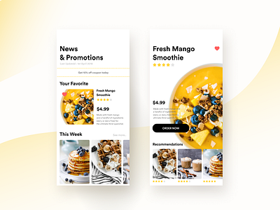 Redesign Cafe Mobile App