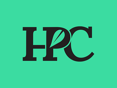 HPC Logo branding design leaf leaves logo vector