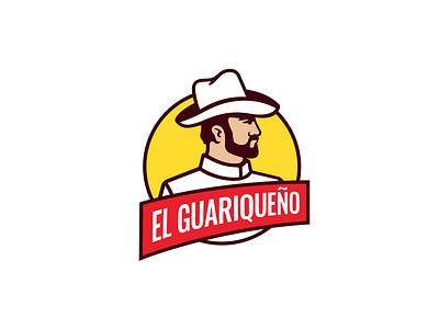 El Guariqueño brand branding bread cowboy design food graphic graphicleo illustration logo logotipo typography venezuela western