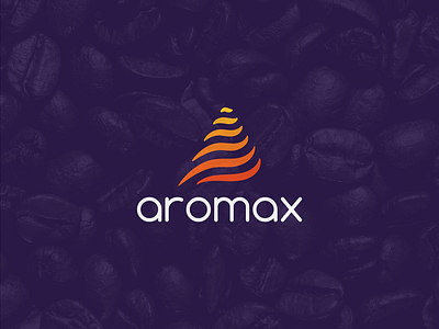 Aromax brand branding cafe coffee design graphic graphicleo illustration logo logotipo miami typography venezuela